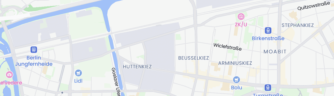Karte mit dem ungefähren Standort