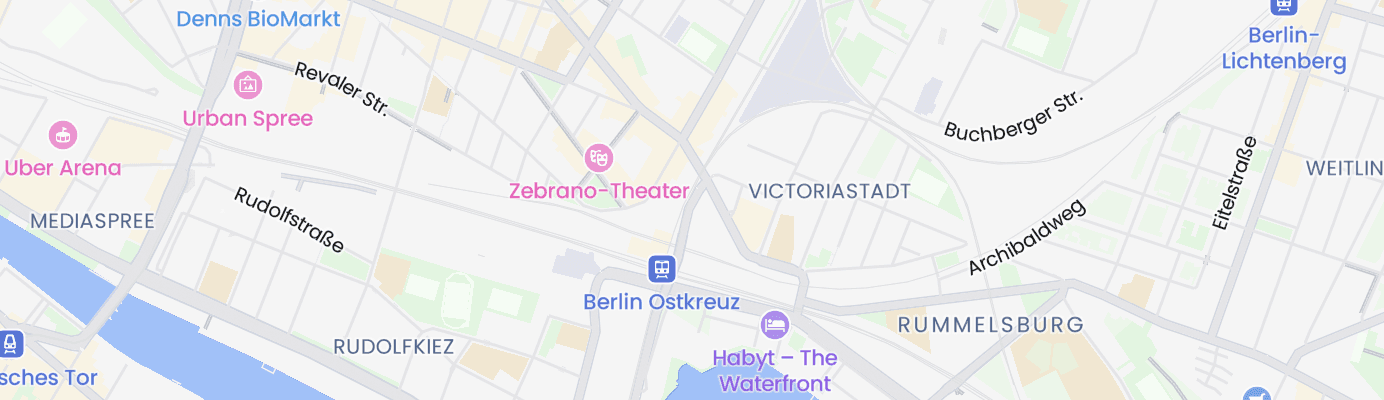 Karte mit dem ungefähren Standort