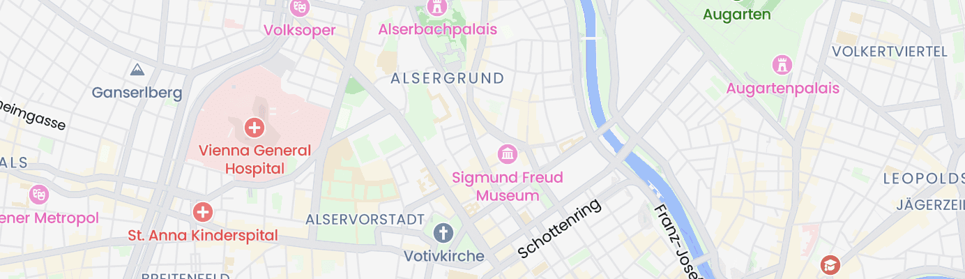 Karte mit dem ungefähren Standort