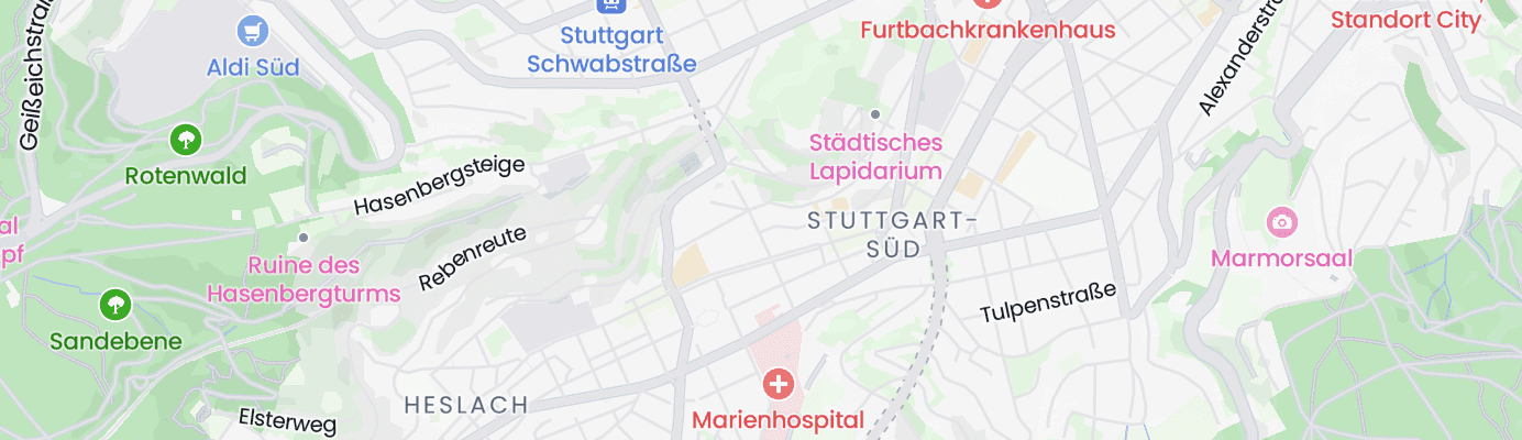 Karte mit dem ungefähren Standort