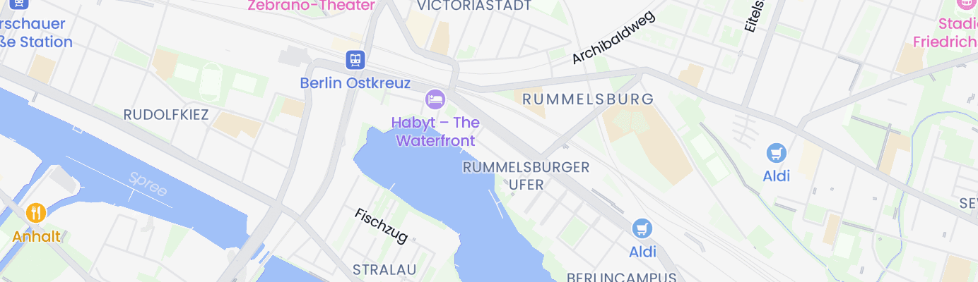 Karte mit dem ungefähren Standort