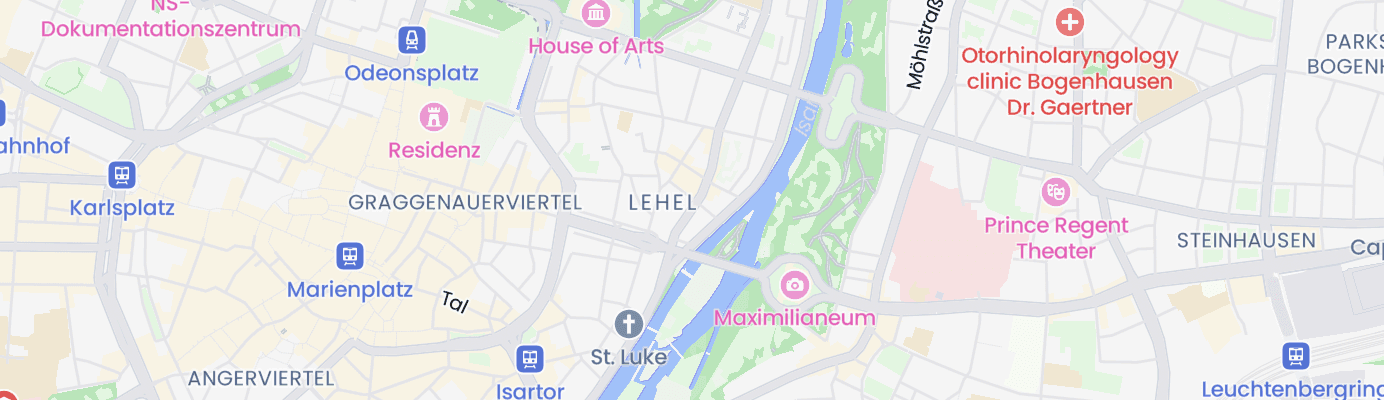 Karte mit dem ungefähren Standort