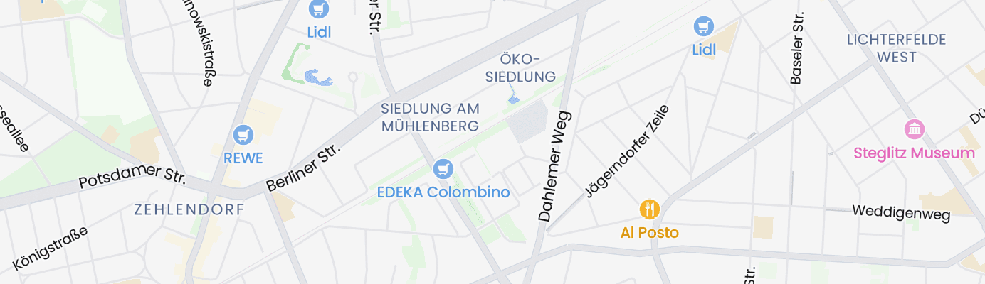 Karte mit dem ungefähren Standort