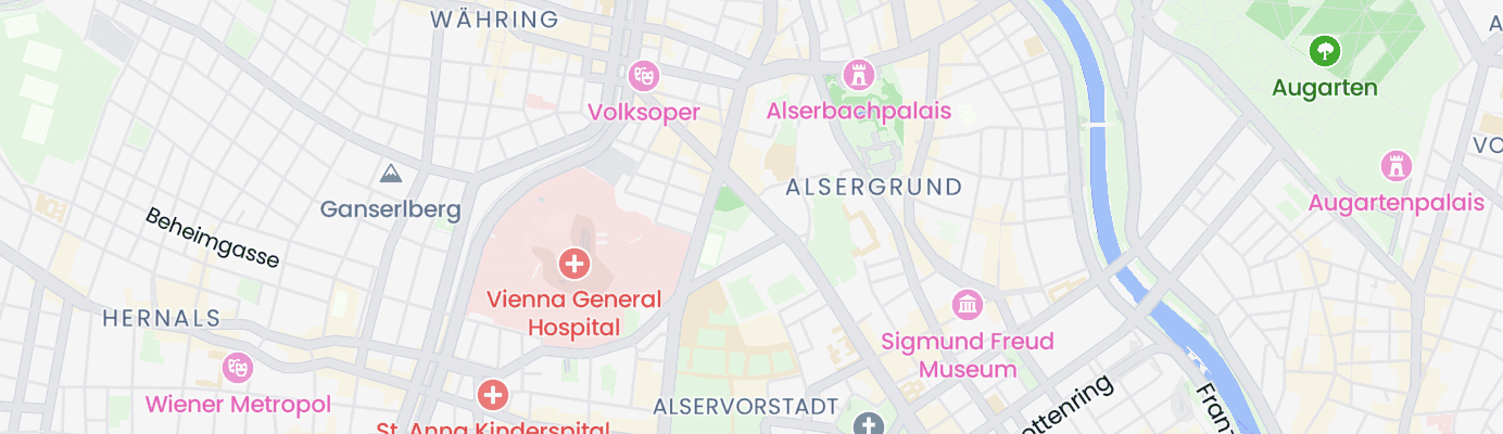 Karte mit dem ungefähren Standort