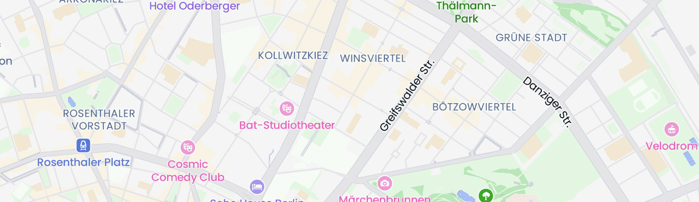 Karte mit dem ungefähren Standort