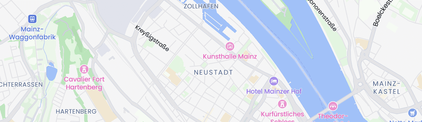Karte mit dem ungefähren Standort
