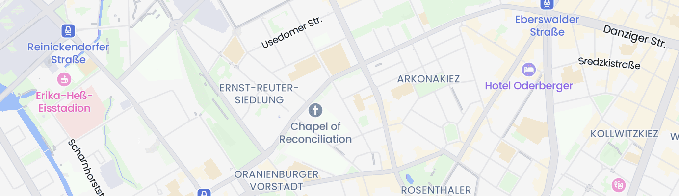 Karte mit dem ungefähren Standort