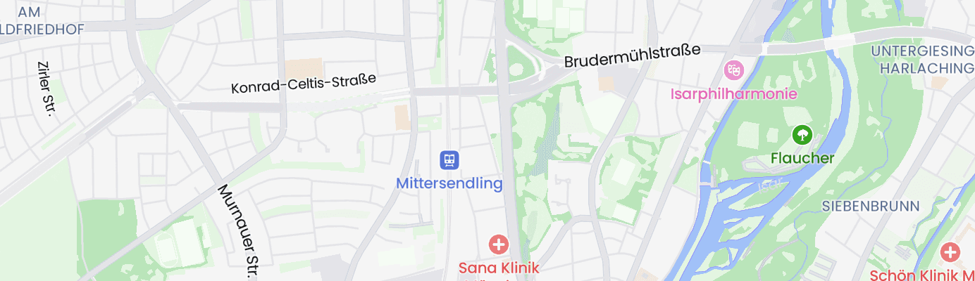 Karte mit dem ungefähren Standort