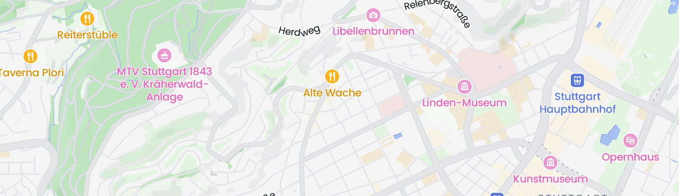 Karte mit dem ungefähren Standort