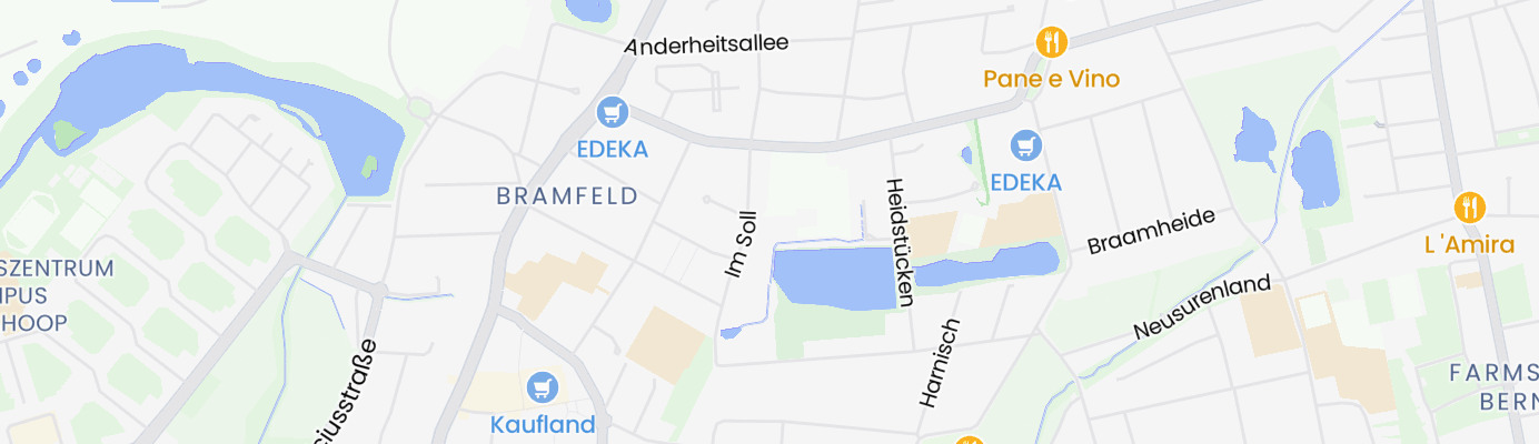 Karte mit dem ungefähren Standort