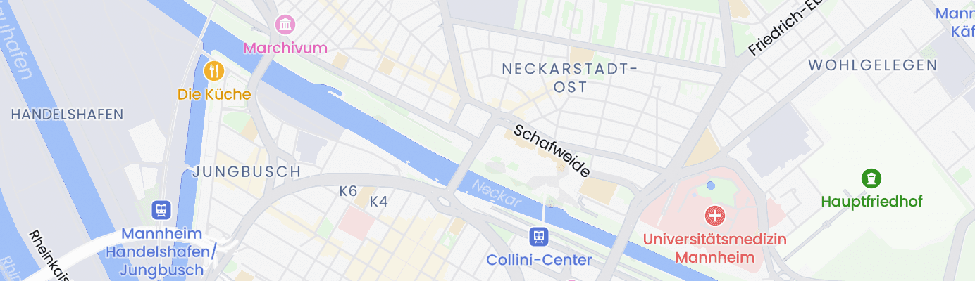 Karte mit dem ungefähren Standort