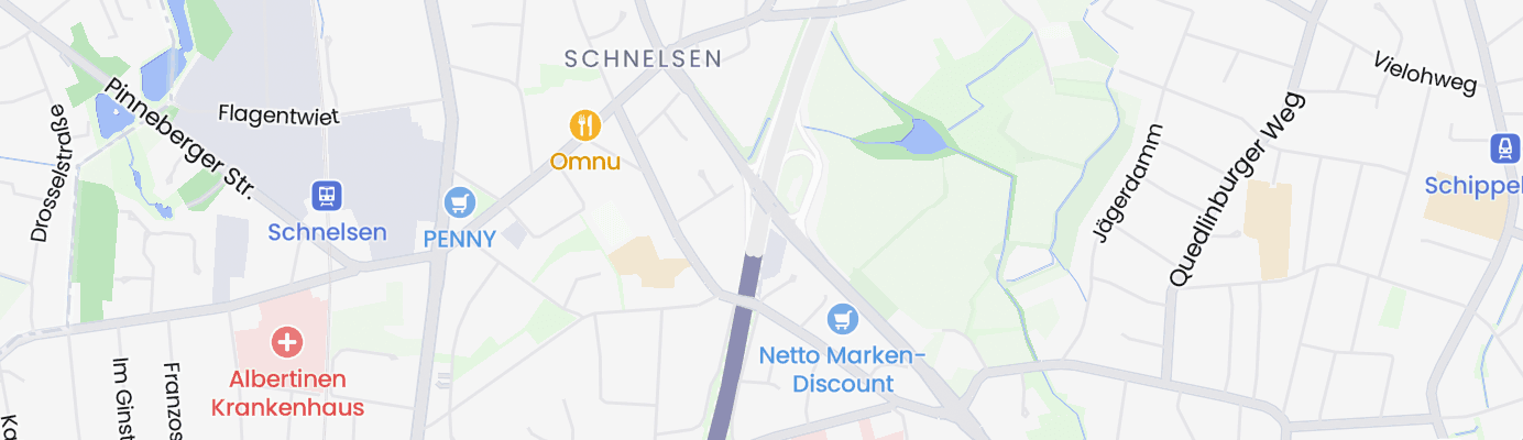 Karte mit dem ungefähren Standort