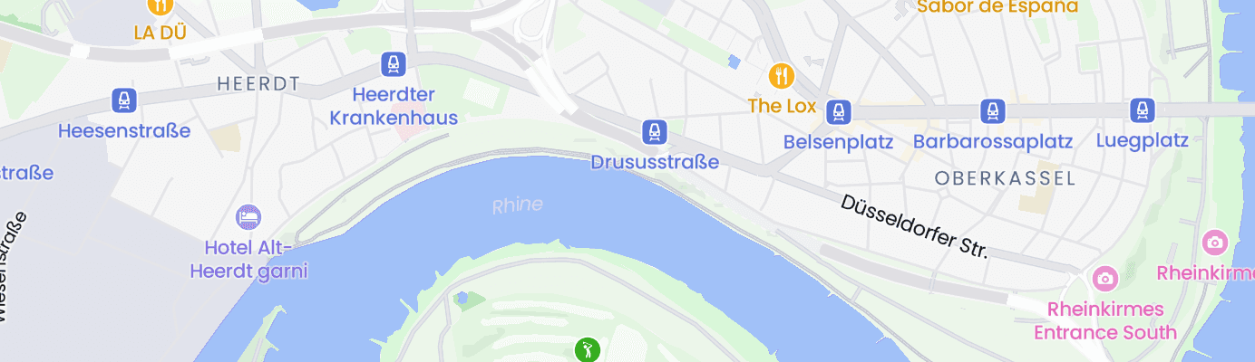 Karte mit dem ungefähren Standort