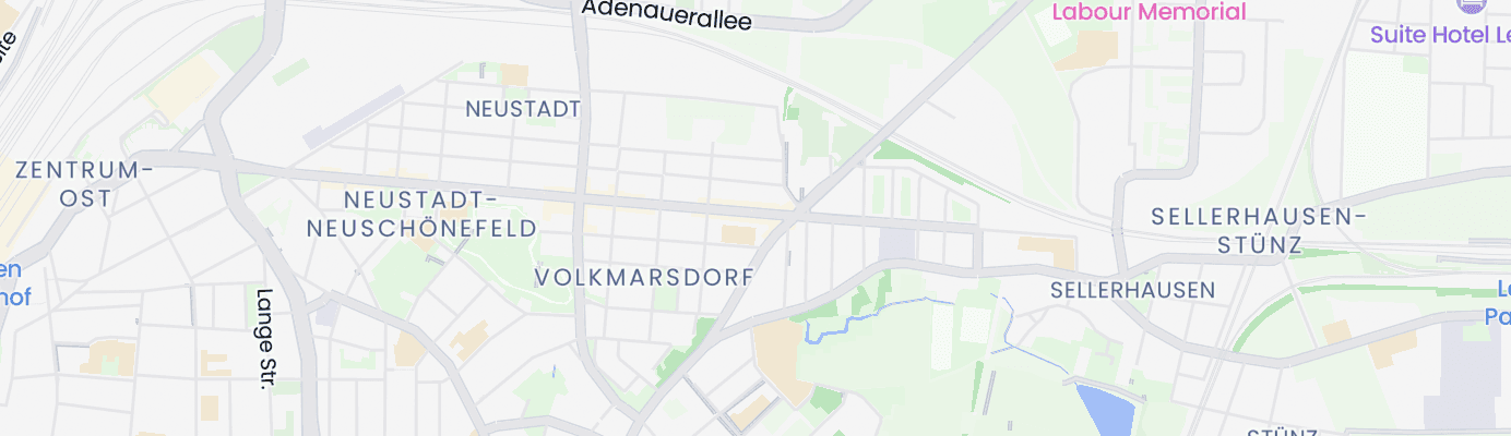 Karte mit dem ungefähren Standort