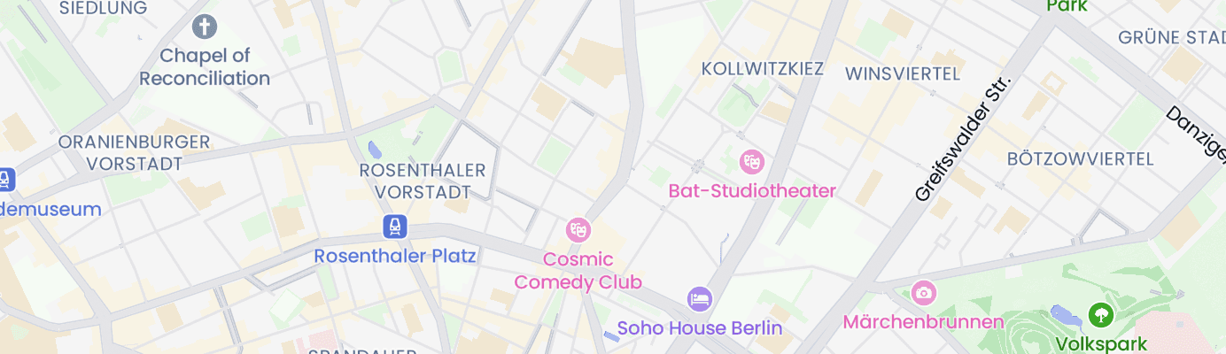 Karte mit dem ungefähren Standort