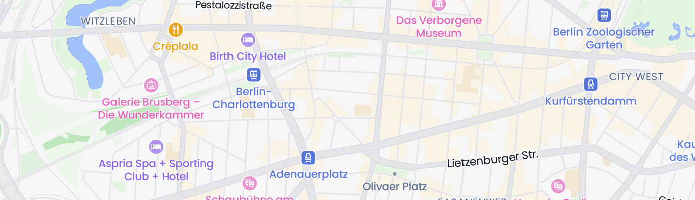 Karte mit dem ungefähren Standort