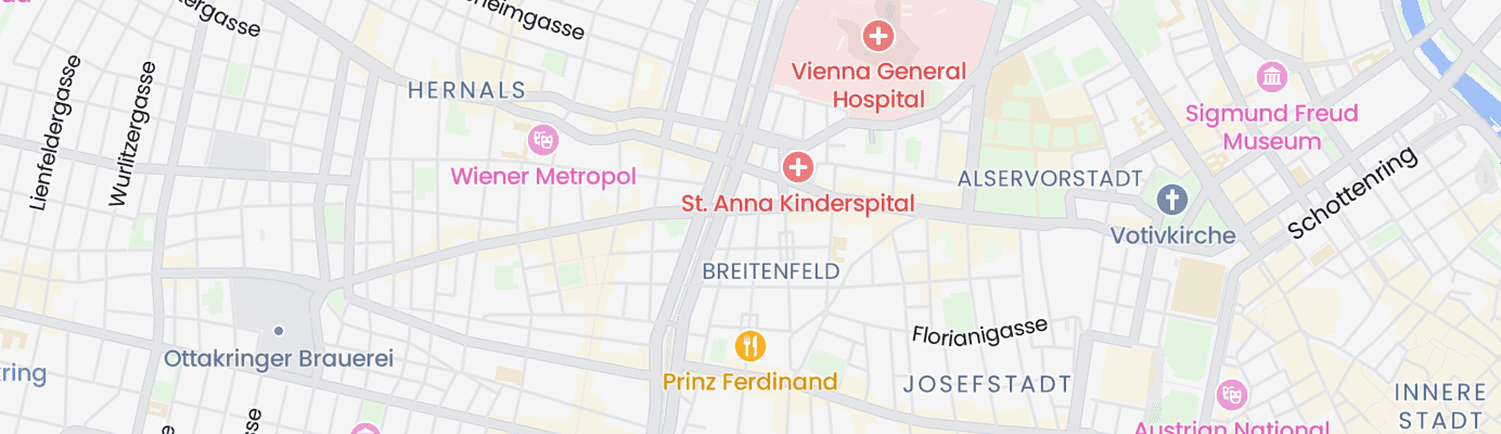 Karte mit dem ungefähren Standort