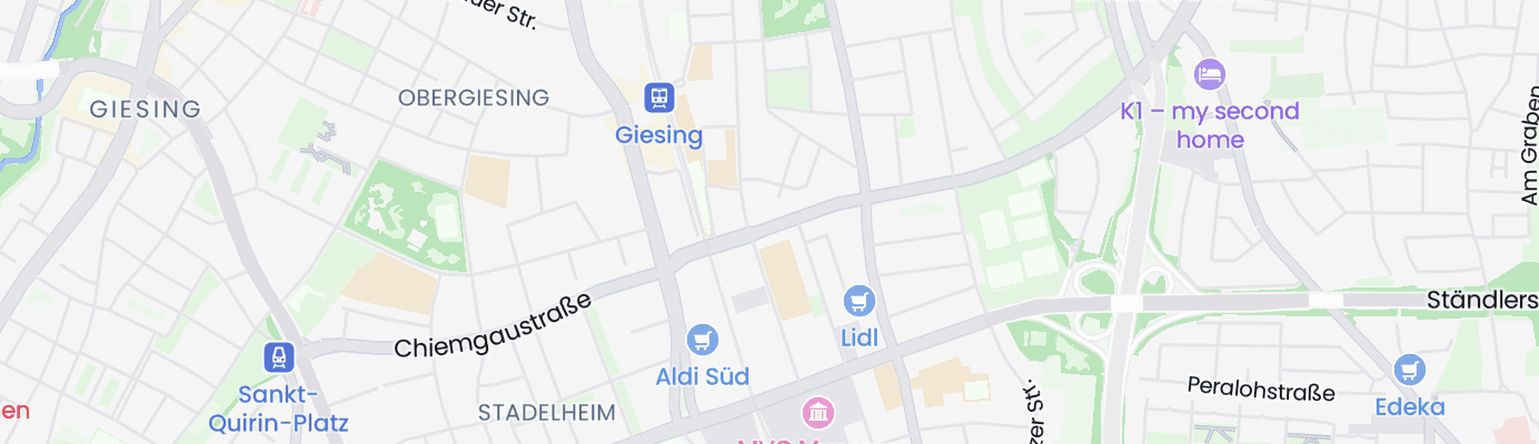 Karte mit dem ungefähren Standort