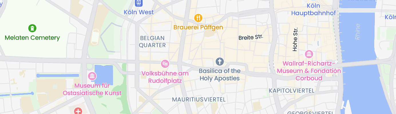 Karte mit dem ungefähren Standort