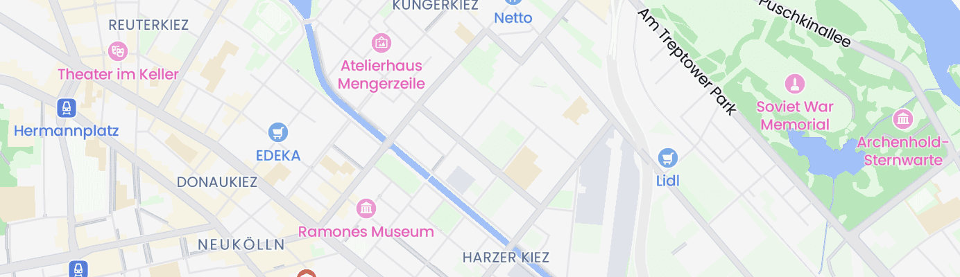 Karte mit dem ungefähren Standort