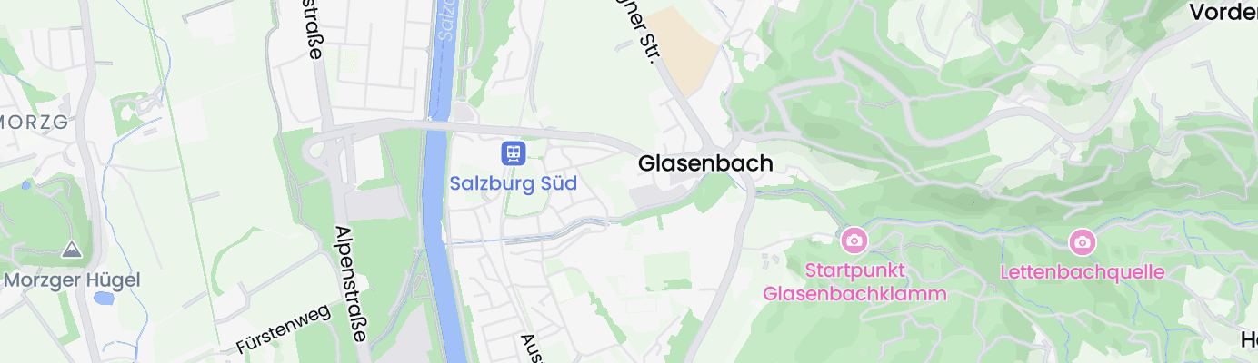 Karte mit dem ungefähren Standort