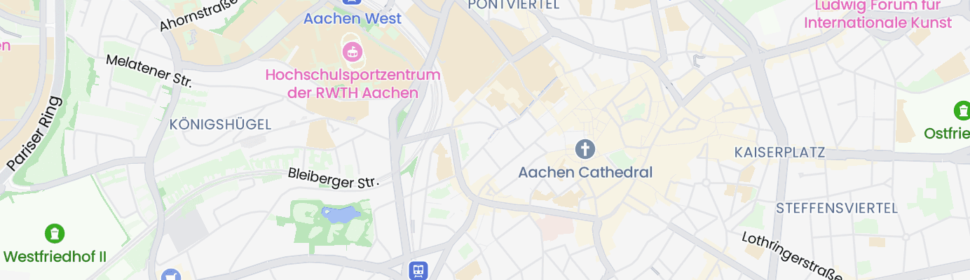 Karte mit dem ungefähren Standort