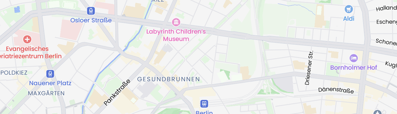 Karte mit dem ungefähren Standort