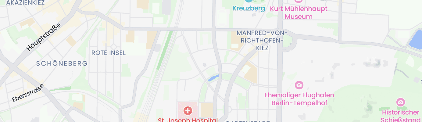 Karte mit dem ungefähren Standort