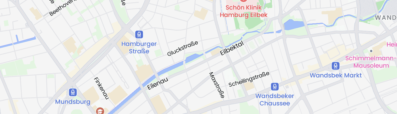 Karte mit dem ungefähren Standort