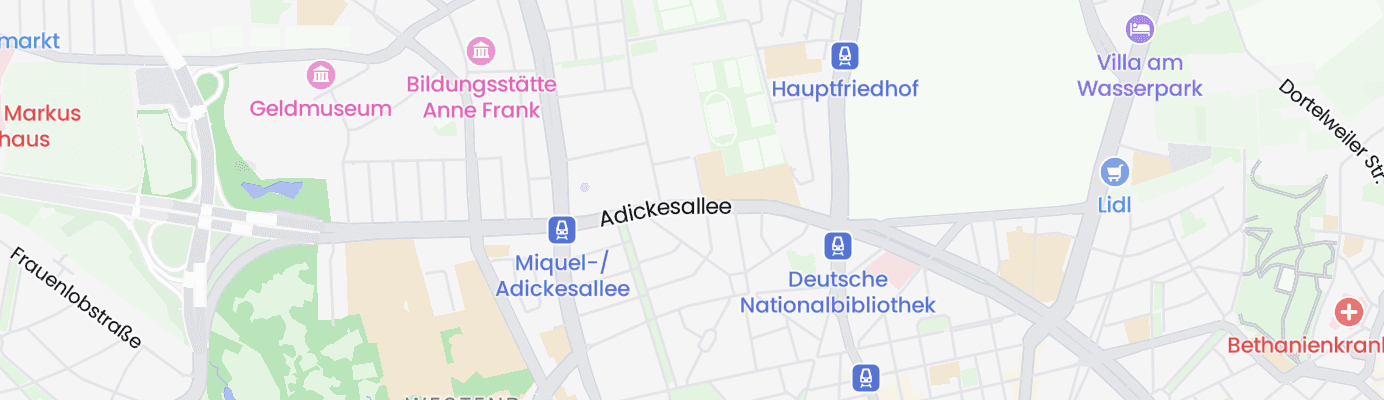 Karte mit dem ungefähren Standort