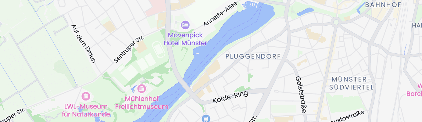 Karte mit dem ungefähren Standort