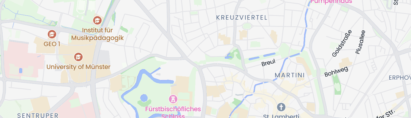 Karte mit dem ungefähren Standort