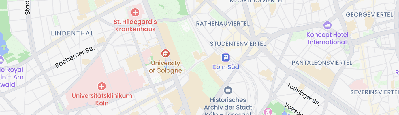 Karte mit dem ungefähren Standort
