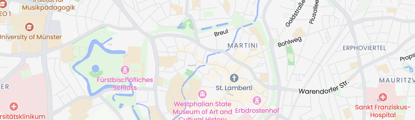 Karte mit dem ungefähren Standort