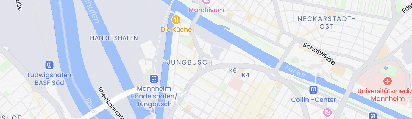 Karte mit dem ungefähren Standort