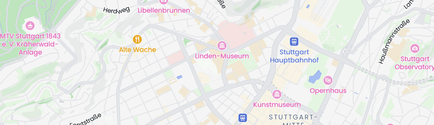 Karte mit dem ungefähren Standort