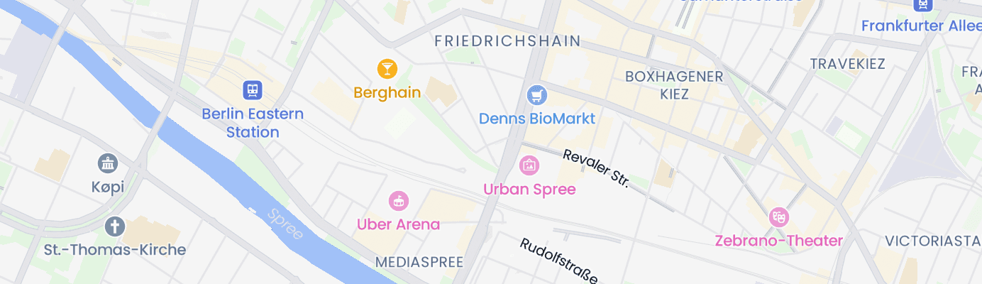 Karte mit dem ungefähren Standort