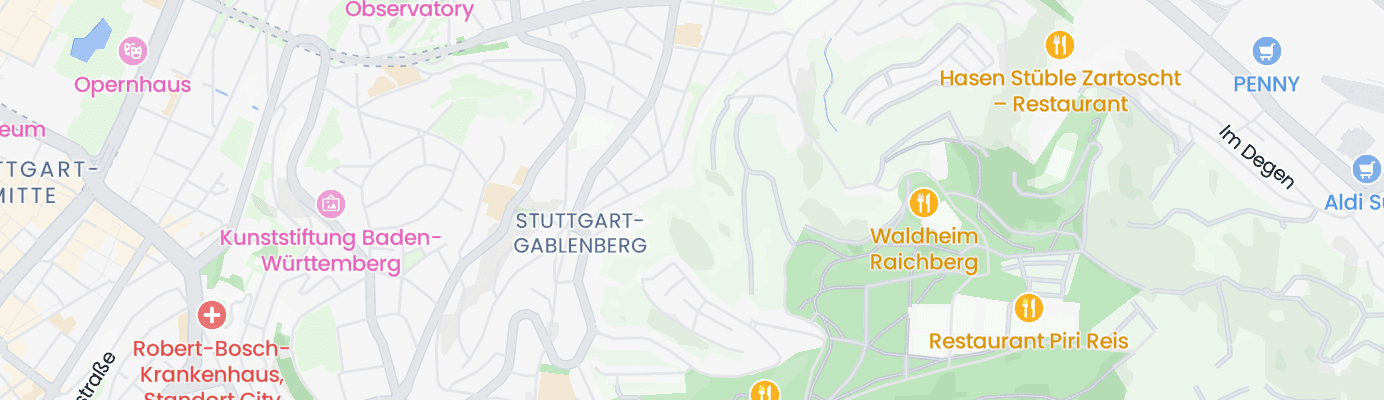 Karte mit dem ungefähren Standort