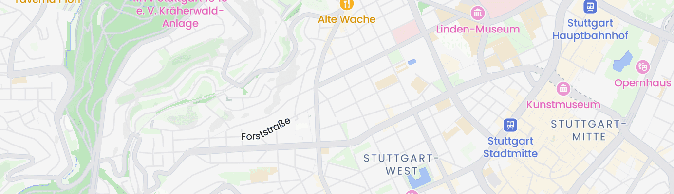 Karte mit dem ungefähren Standort