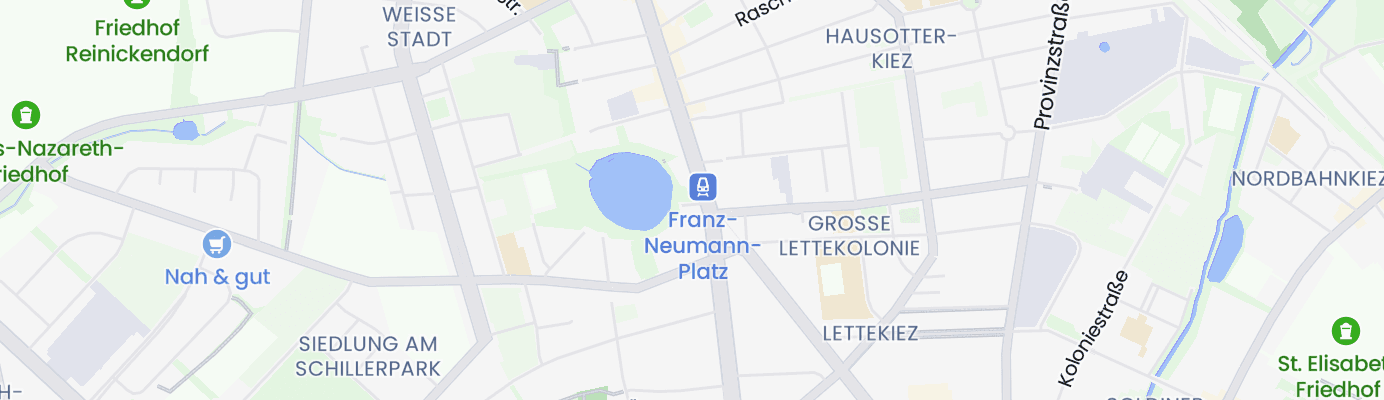 Karte mit dem ungefähren Standort