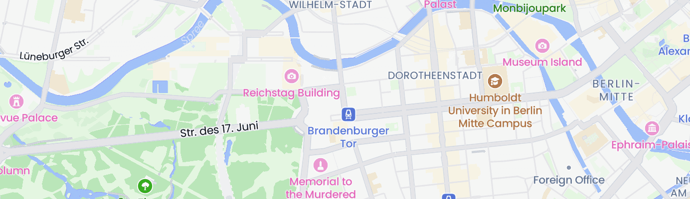 Karte mit dem ungefähren Standort