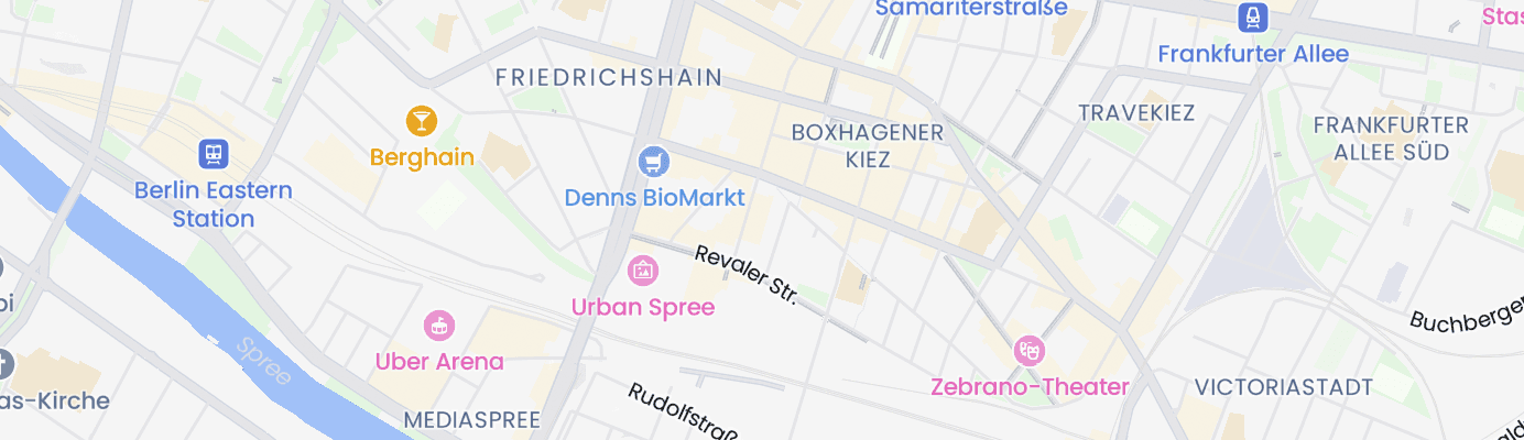 Karte mit dem ungefähren Standort