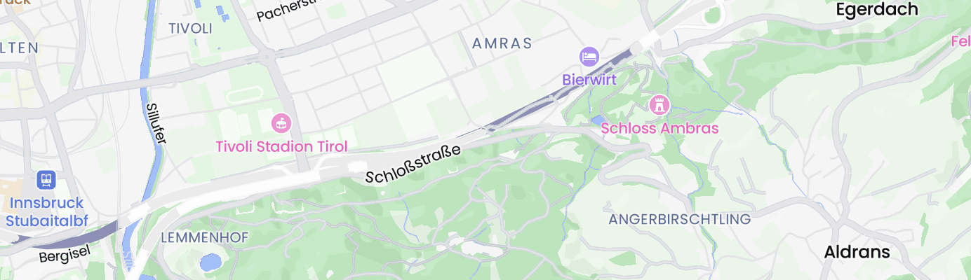 Karte mit dem ungefähren Standort