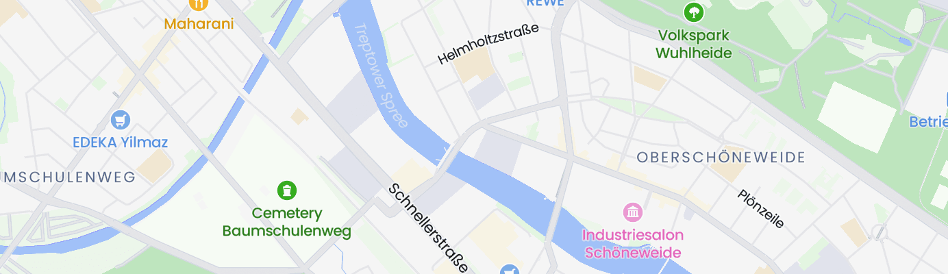 Karte mit dem ungefähren Standort