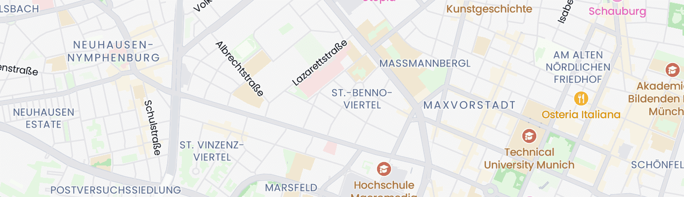 Karte mit dem ungefähren Standort