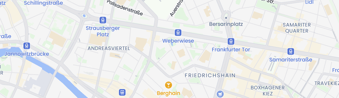 Karte mit dem ungefähren Standort
