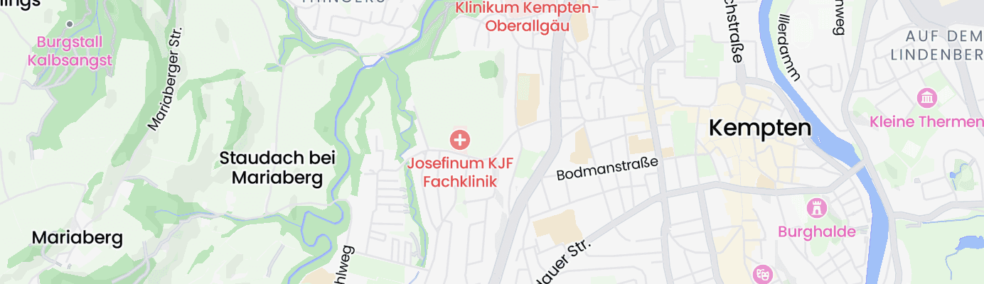 Karte mit dem ungefähren Standort