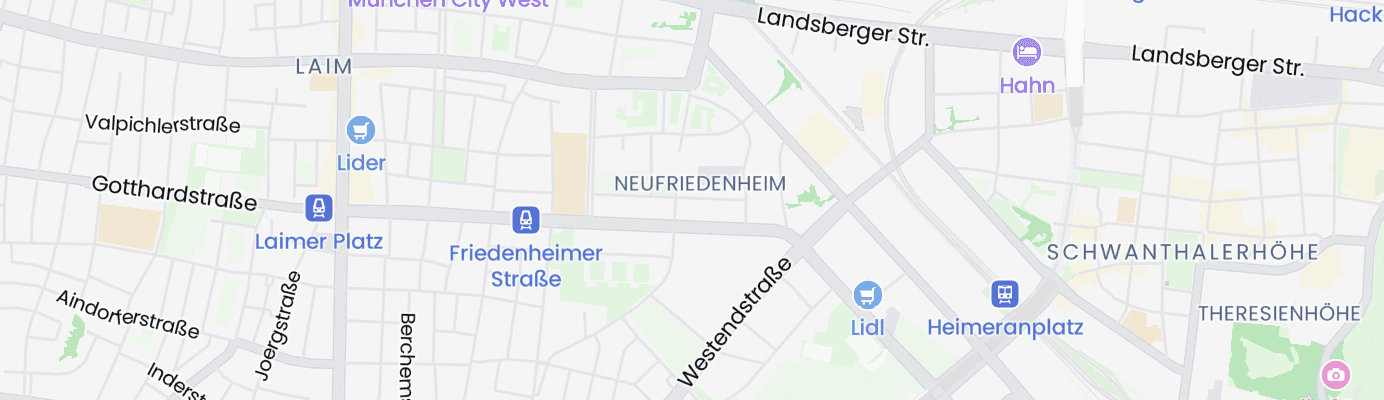Karte mit dem ungefähren Standort