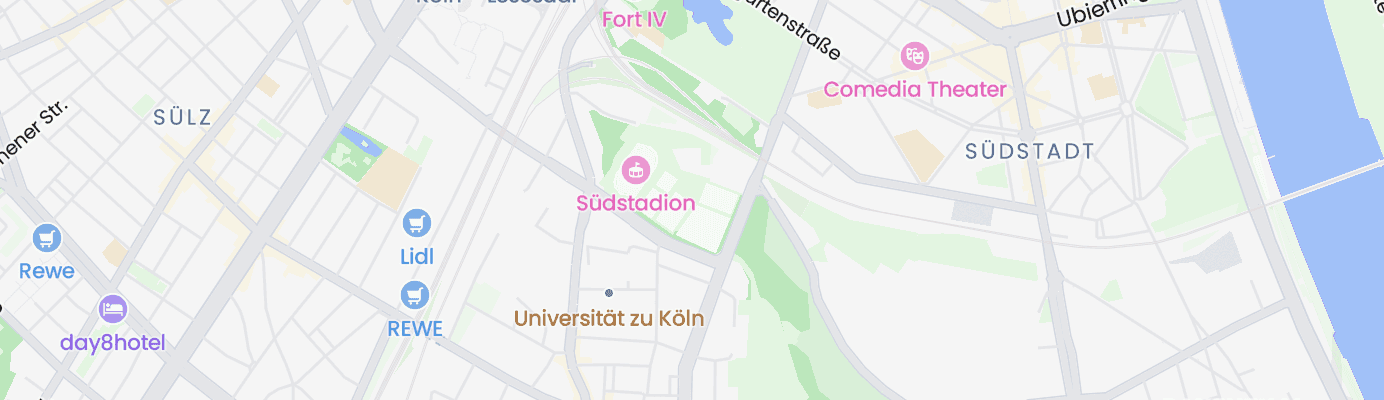 Karte mit dem ungefähren Standort