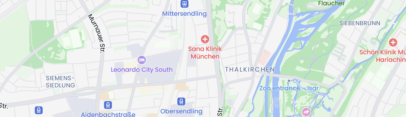 Karte mit dem ungefähren Standort